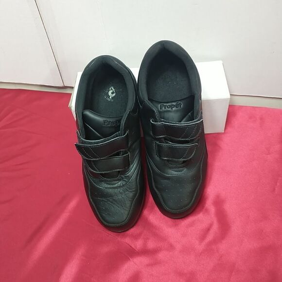 Propet Tour Walker Shoes W3902 Womens Black Leather Hook & Loop US 9.5 2E - Picture 6 of 8